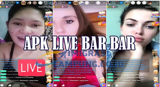 Aplikasi live bar bar